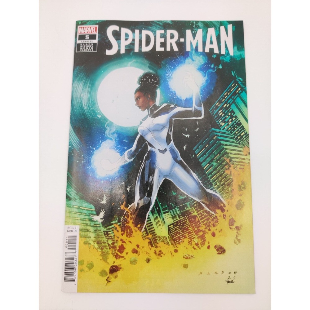 Spider-Man #5 Darboe Photon Black‎ History Month Variant